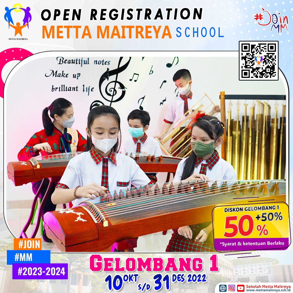 Open Registration Gelombang 1 (I) | SEKOLAH METTA MAITREYA